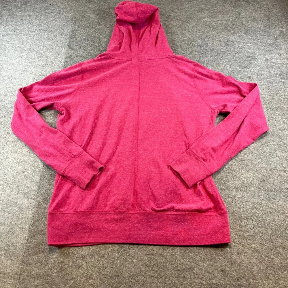 Nike Womens Just Do It Pullover Hoodie Pink Athleisure‎ Gym XL Swoosh Graphic